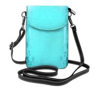 gbhJGK Dawn Ocean Waves - Bolso pequeño para teléfono celular, diseño de cuero para uso diario, viajes y compras, Azul (teal blue), Talla única