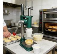 GBHJJ MáQuina para Prensar Tartas de Huevo, Prensadora Manual para Formar CáScaras Tartaletas, Herramienta para Moldear CáScaras Tartaletas Crema Pastelera, Adecuada para Uso DoméStico SN6201