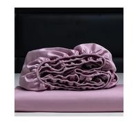 GBHMJU Sábana Bajera Ajustable 90x200cm a 200x220cm Algodón de Grapa Larga 100S Suave Transpirable Sábana Bajera Ajustable Altura 20/30cm(Purple,180x200cm+48x74cm x2)