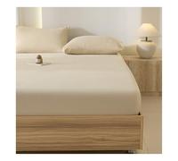 GBHMJU Sábana bajera ajustable cálida de 90 x 200 cm hasta 200 x 220 cm, forro polar de felpa suave y mullida, tacto de cachemira, para colchón con somier (camel, 150 x 200 cm + 2 de 48 x 74 cm)