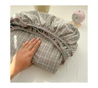 GBHMJU Sábana Bajera Ajustable Cama 90 a 200cm Altura 15/25cm Ultra Suave Transpirable 100% Algodón Lavado Sábana Bajera 90x200cm a 200x220cm(F,120x200cm+48x74cm x1)