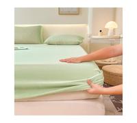 GBHMJU Sabana Bajera de Terciopelo 120x200cm 150x200cm 180x200cm Sábana Bajera para Colchón de 5-23cm Cama Niño Individual Matrimonial(Fruit Green,150x200+23cm)