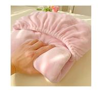 GBHMJU Sábana bajera de terciopelo para cama individual, doble, Queen y Super King, sábana inferior de franela suave y mullida con bolsillo profundo de 20 cm (rosa A, 200 x 220 + 20 cm)