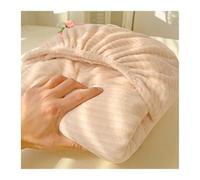 GBHMJU Sábana bajera de terciopelo para cama individual, doble, Queen y Super King, sábana inferior de franela suave y mullida con bolsillo profundo de 20 cm (rosa B, 90 x 200 + 20 cm)