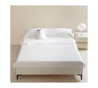 GBHMJU Sleeping Bag Liner Cotton Travel Sheets Adult Sleep Sack Ultralight and Portable Summer Sleeping Bag for Backpacking Hotels Hostels Business Trips Camping(White,120x210cm-47x82)