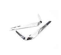 GBHPMTVC Cubierta Lámpara Luz Antiniebla Delantera Del Coche Accesorios De Las Tiras De La Decoración De La Ceja Párpado Para B&MW Serie 5 G30 530i LiM 2018-2020(Silver)