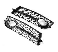 GBHPMTVC Para A-udi TT 8J 2006 2007 2008 2009 2010 2011 2012 2013 2014 Parrilla Delantera Del Coche Luz Antiniebla Parrilla Cubierta De La Lámpara Embellecedor Panal(Silver)