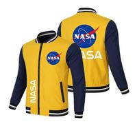 GBHUADFP Chaqueta para Hombre Diseño Clásico N.A.S.A，Multi-Bolsillo Chaqueta Ligera Informal，Otoño Ropa Hombre para Exteriores(Multicolor 3,L)