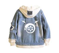 GBHUADFP Sudaderas Hombres Fullmet-al Alchemi-st，Ropa Casual y Deportiva，Ideal para Ropa Casual y Deportiva(Blue5,3XL)