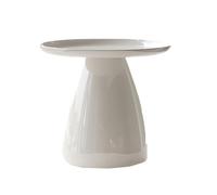 GBKBVTATDK Mueble Recibidor, Mesa Auxiliar Sofa Simple Moderna Anti-CaíDa y Cero Olor para Sala de Estar, Dormitorio, Espacios PequeñOs(White)