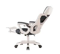 GBKBVTATDK Silla de Oficina Ergonómica, Respaldo Alto de Malla con Reclinación, Angulo Ajustable 150°, Soporte Lumbar y Reposacabezas con Reposapiés(Black)