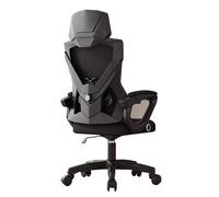 GBKBVTATDK Silla Ergonomica Escritorio con Soporte Lumbar Ajustable, Sillas de Escritorio con Respaldo Alto y Reposabrazos Abatibles, Silla Ordenador Reclinable para el Hogar y La Oficina(Black)