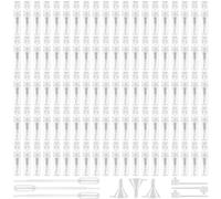 GBKDQQ 110 atomizadores de perfume, 2 ml, mini botella pulverizadora rellenable, rellenable para perfume, pequeñas botellas de spray para rellenar, atomizador con embudo pipetas, cabezal prensado