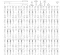 GBKDQQ 110 atomizadores de perfume de 2 ml, mini botella pulverizadora rellenable, rellenable para perfume, pequeñas botellas de spray para rellenar, atomizador de perfume