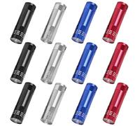 GBKDQQ 12 mini linternas LED para niños con 9 LED, linterna pequeña para camping, exterior, emergencia y cumpleaños infantil, regalos