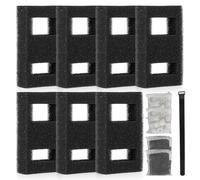 GBKDQQ 7 kits de medios de filtro de acuario, compatibles con acuarios Fluval Flex, incluye 2 filtros de espuma, 1 cable de filtro, 2 anillos de cerámica y 2 paquetes de carbón activo