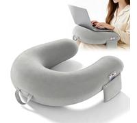 GBKDQQ Cojín para juegos, cojín de lectura, cojín de lectura, 40 x 34 x 10 cm, cojín de apoyo para brazos en la cama y el sofá, cojín de lectura en forma de U, cojín de punto para apoyar la lectura