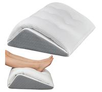 GBKDQQ Cojín para piernas de espuma viscoelástica, cojín para rodillas para dormir de espalda, estructura de doble capa, cojín en cuña, cama ideal para piernas después de operaciones con funda