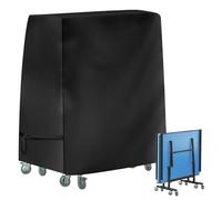 GBKDQQ Cubierta para mesa de ping pong, Oxford 210D, impermeable, cubierta protectora para mesa de ping pong para exterior e interior, 165 x 70 x 185 cm