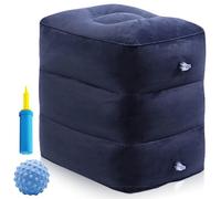 GBKDQQ Cubo de disco intervertebral inflable, cojín elevador de piernas, cubo de relajación, cubo de espuma, cojín para patas elevadas, con bomba de aire y bola de silicona