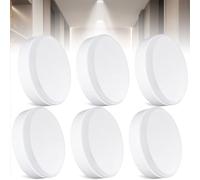 GBKDQQ Gx53 luz LED blanca cálida 3000k 6 unids, Bombilla LED gx53 blanco cálido 7W 700lm, Foco empotrado LED gx53 reemplaza las lámparas halógenas, bombillas de la lámpara del gabinete