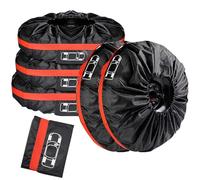 GBKDQQ Juego de 5 fundas protectoras para neumáticos de 19 a 23 pulgadas, funda impermeable para neumáticos de coche, funda lavable para transporte limpio y almacenamiento seguro, diámetro de 80 cm