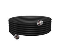 Gbloodst Cable de Comunicación Coaxial de 20 M, Cable de Transferencia de Antena de Alimentación de Baja Pérdida para Aplicaciones de Antena y Satélite