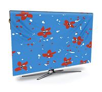 GBMITING Funda TV Exterior,Funda para Televisor Impresión televisiva impermeable, a prueba de aceite y cubierta, impresión lujo, resistente a la intemperie protección plasma TV(Dark Grey,37inch)