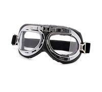 GBMITING Gafas de Motocross, Gafas Esquí Gafas de gafas motocicleta retro Vintage Moto Classic Goggles Pilot Bike Casco cobre(Retro Goggles 1 C)