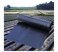 GBNHGYP Mo Película Plástica Negra Negra De 0,8 M De Ancho Y 0.01mm De Espesor De Espesor, Cineas De Plástico De Maleza Agrícola De Efecto Invernadero, Película De Crecimiento De Plantas