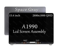 GBOLE A1990 - Pantalla de repuesto de 15.4 pulgadas para MacBook Pro A1990 mediados de 2018 2019 EMC 3215 3359 LCD 661-10355 (gris espacial)