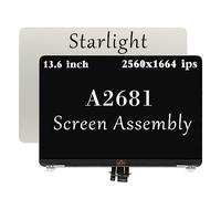 GBOLE A2681 - Pantalla LCD de repuesto para MacBook Air M2 de 13,6 pulgadas, A2681, EMC, 4074, MLXW3, MLXX3, MLXY3, MLY03, MLY13, MLY23, MLY33, MLY43, pantalla LCD LED completa (Starlight)