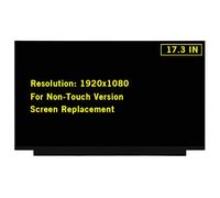 GBOLE Pantalla de repuesto para Acer Nitro AN517-51-56YW FHD 1920 x 1080 30 pines 60 Hz LED LCD (sólo para no táctil)