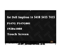 GBOLE Pantalla de repuesto para Dell Inspiron 14 7415 5410 2 en 1 P147G P147G001 pantalla LCD LED digitalizador táctil con bisel 14 pulgadas FHD 1920 x 1080 (solo para pantalla táctil)