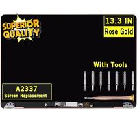 GBOLE Pantalla de repuesto para MacBook Air A2337 M1 2020 año EMC 3598 MGN63 MGN93 MGND3 MGN73 MGNA3 MGNE3 Retina 13.3 pulgadas pantalla LCD completa montaje superior 2560 x 1600 (oro rosa)