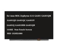GBOLE Pantalla LCD de repuesto compatible con Asus ROG Zephyrus G14 GA401QM GA401QE GA401QC GA401 LM140LF1F-02 LM140LF1F02 144Hz FHD 1920X1080 (pantalla no táctil)