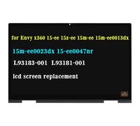 GBOLE Soporte para pantalla LCD HP Envy x360 15m-ee0013dx 15m-ee0023dx 15-ee0047nr 15-ee 15z-ee 15m-ee L93181-001 L93183-001 con pantalla táctil y soporte para placa Bolígrafo activactivactivactiv) )