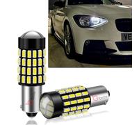 GBrite - 2 bombillas LED BAX9S H6W 433 XENON CANBUS sin errores para adaptarse a F20 F30 F31 F34