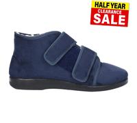 GBS Unisex Med Torbay Botas Pantuflas Extra Anchas Color Marino