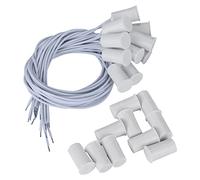 GBSCLOVER Interruptor magnético de puerta de 10 pares, alarma de interruptor magnético empotrable NC, sensor de puerta con cable de corriente de carga de 300 mA, sensor de contacto de ventana