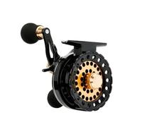 GBSONGJIN Carrete Pesca Mosca, Carrete de Pesca 6+1 rodamientos de Bolas, relación de Engranaje de Alta Velocidad, Aparejo de Carrete de Pesca Suave Izquierdo y Derecho(Black Golden Left)