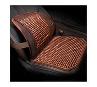 GBSONGJIN Funda de Asiento de Cuentas de Madera Cojín De Asiento Coche con Cuentas Madera Verano, Una Sola Pieza Silla Transpirable Y Fresca(Black Brown)