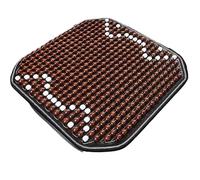 GBSONGJIN Funda De Bolas De Madera para Asiento 1 Funda de Asiento Coche Fresca Verano con Cuentas Madera Arce Natural, cojín Masaje, Transpirable, Ambiental, Impermeable(1PCS B)