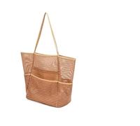 GBSONGLIANGBO Bolsa de Playa de Verano con múltiples Bolsillos for Toallas, Malla Duradera, Bolso de Viaje, Organizador de Juguetes, Ropa Interior Impermeable, Almacenamiento for natación(A)