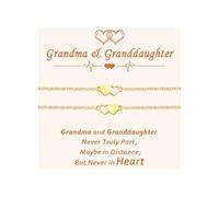GBTBYS Juego de 2/3/4 pulseras para madre e hija, regalos para el día de la madre para mamá de hija, mommy me, joyería a juego, 11", Acero inoxidable, Sin piedra preciosa