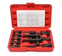 Gbtdoface Juego de 10 extractores de rodamientos ciegos, kit de extractor de rodamientos interiores de motocicleta, extractor de rodamientos de motocicleta con juego de caja