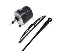 Gbtdoface Motor de limpiaparabrisas universal de 12 V con brazo y hoja para tractor de pesca y barco (motor + limpiaparabrisas)