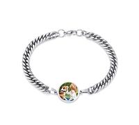 GBTROEY Pulsera Mágica Personalizada Activada Por Calor, Pulsera Personalizada Con Foto En El Interior Regalos Conmemorativos Para Hombres Y Mujeres