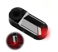 GBULTR Alarma Falsa de Coche con Luz Intermitente LED Rojo, Sensor de Luz Inteligente, Carga USB, Antirrobo, para Coches y Furgonetas, 1 Unid.