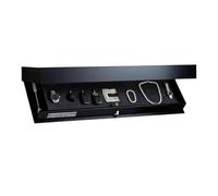 GBYUHAIJUN Compartimentos Secretos,Compartimento Secreto Estantería Oculta Moderna de 1 Estante, Mueble con Compartimento Secreto, Estante Oculto(Black)